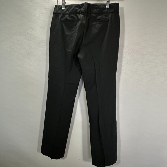 Banana Republic Pants Womens 8 Martin Fit Black Wool Stretch Lined Straight - Picture 5 of 8